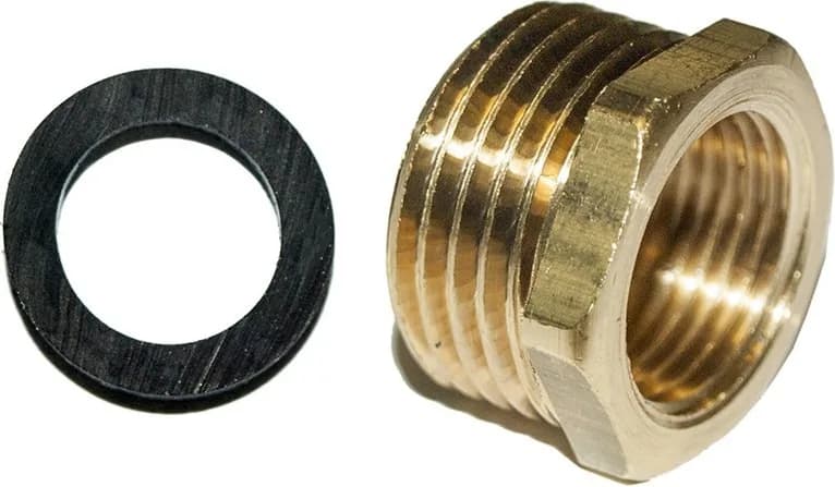 Reduccion Laton M1/2"-H3/8" c/Junta 3/8" — foto principal