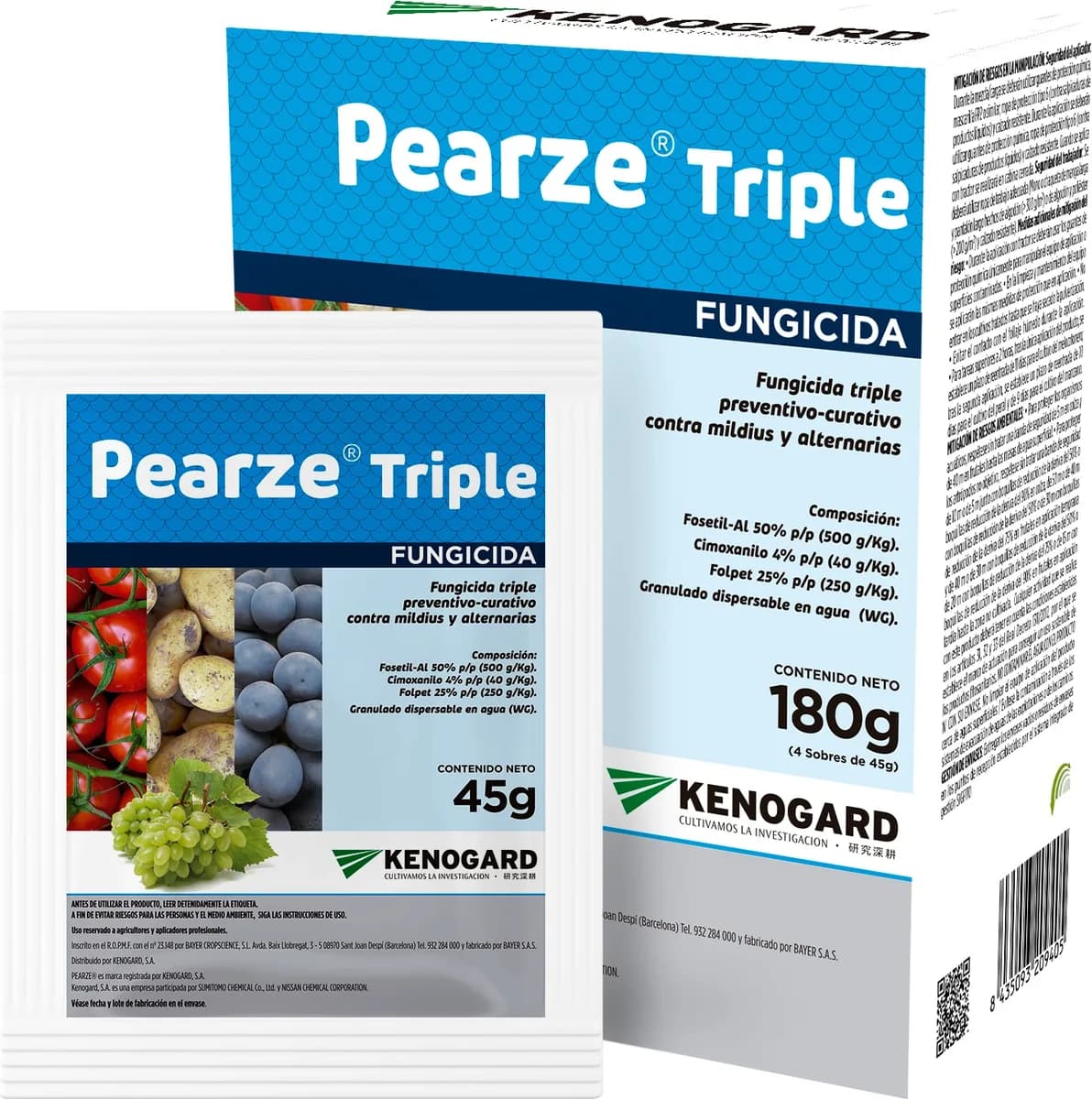 Fungicida Profesional Mildiu Pearze Triple 45 Gr — foto principal