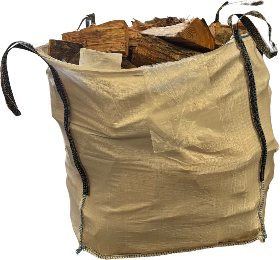 Big Bag 1m³ de Leña de Castaño y Mezcla (Abedul, Cerezo, etc.) - Recogida o Entrega a Domicilio — foto principal