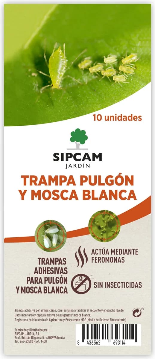 Trampa Adesiva Pulgon y Mosca Blanca Sipcam — foto principal