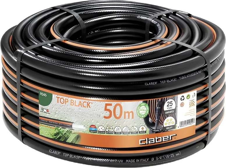 Manguera Riego Claber Top Black 50 Metros 1/2" — foto principal