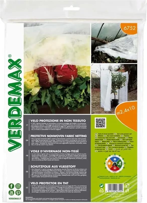 Manta Termica Protector Plantas Verdemax 2,4 x 10 Metros — foto principal