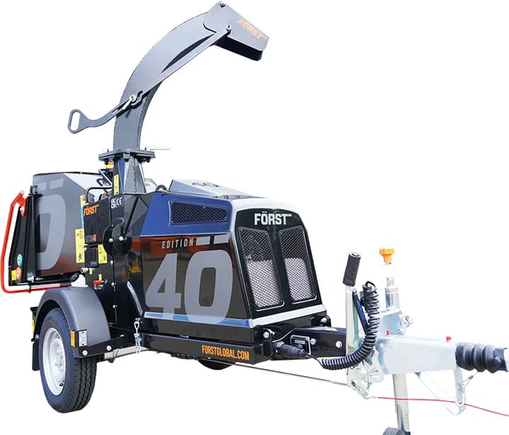 Biotrituradora Forst B&S 40HP con Remolque Tritura Ramas de 150mm Motor Vanguard EFI — foto principal