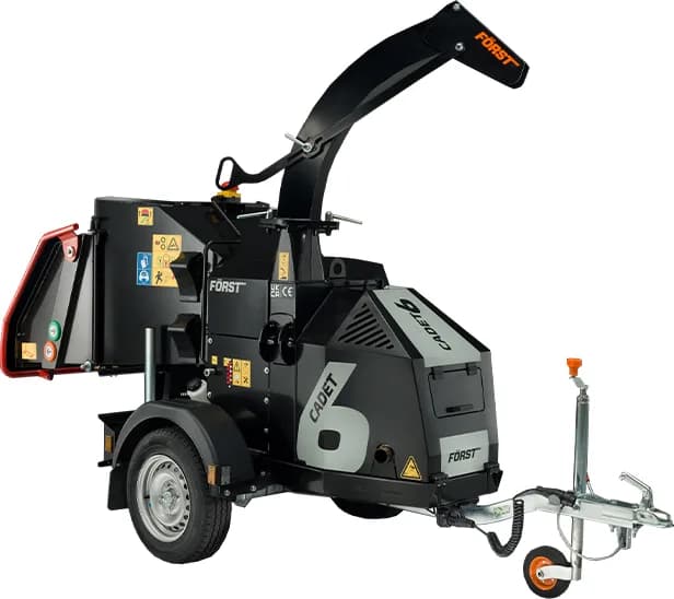 Biotrituradora Forst B&S 23HP con Remolque Tritura Ramas de 150mm Motor Vanguard EFI — foto principal
