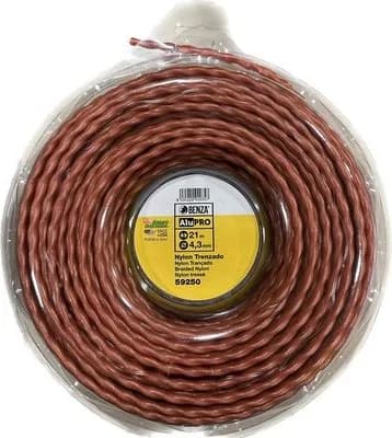 Hilo Desbrozadora Profesional Nylon Trenzado Alum 4,3mmx21m — foto principal