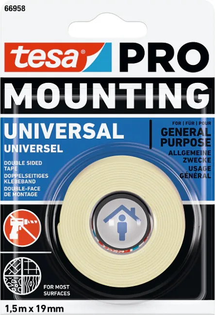 Cinta Doble Cara Mounting PRO Universal 1,5mx19mm — foto principal