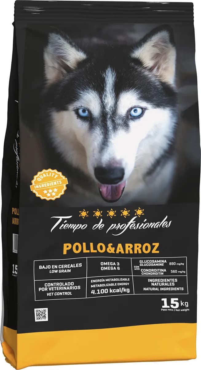Pienso Perros Tiempo de Profesionales Pollo y Arroz 1,5 kg — foto principal