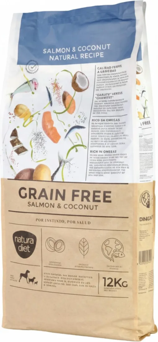 Pienso Perros Natura Diet Grain Free Salmon & Coconut 12 Kg — foto principal