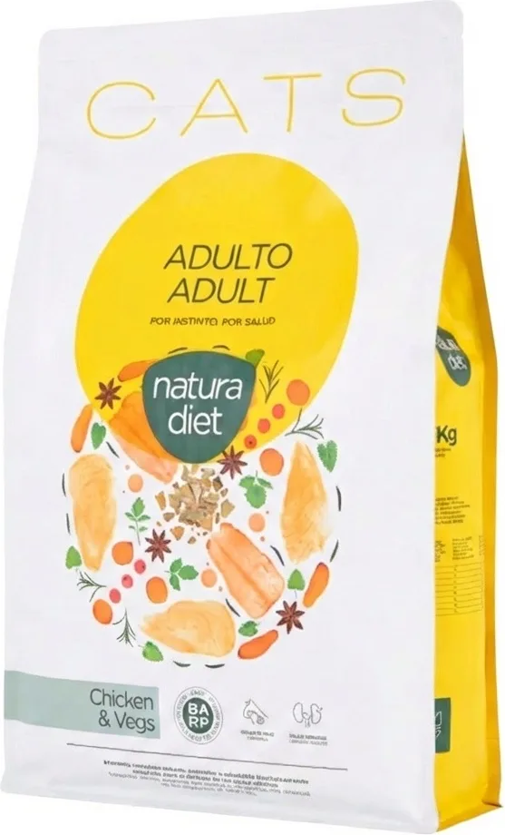 Pienso Gatos Natura Diet Cat Adult Chicken & Vegs 3 Kg — foto principal