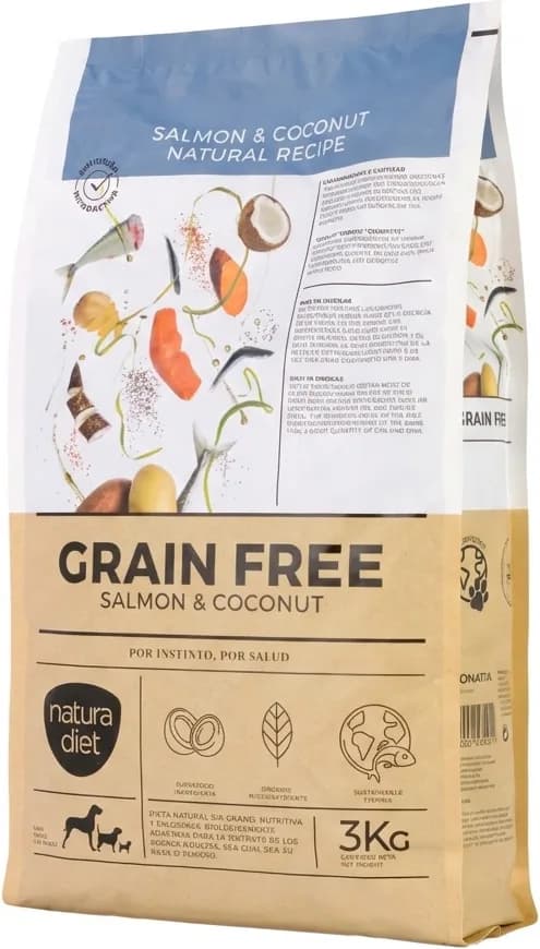 Pienso Perros Natura Diet Grain Free Salmon & Coconut 3kg — foto principal