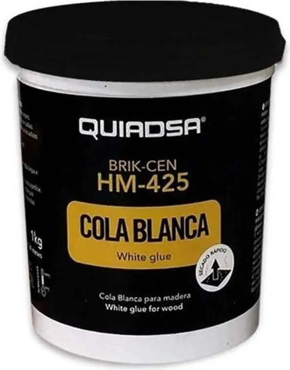 Cola Blanca Para Madera Quiadsa Brik-Cen HM-425 Tarro 1 Kg — foto principal