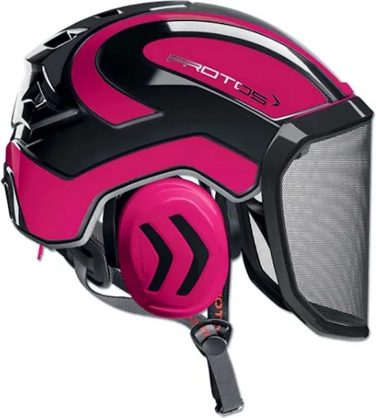 Casco Protos Integral Arborist Negro/Rosa — foto principal