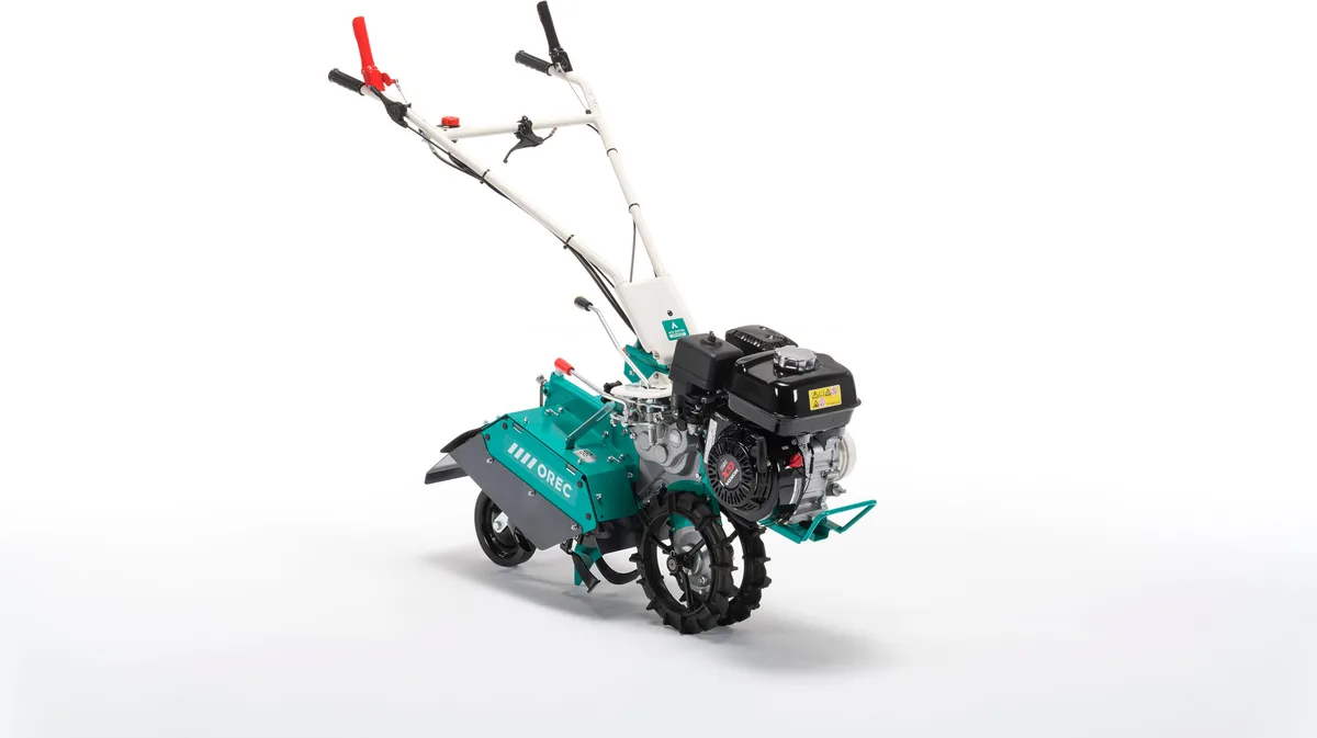 Motocultor OREC AR650 + Arado Inferior Apolo + Rotor Cultivado 250mm — foto principal