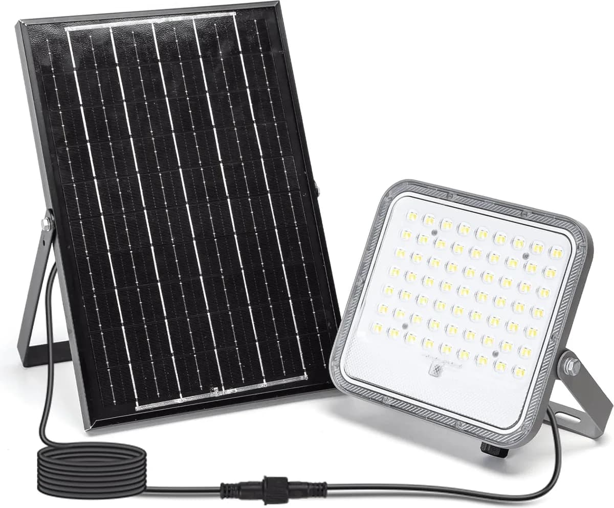 Foco Led Solar 200w con Panel Solar — foto principal