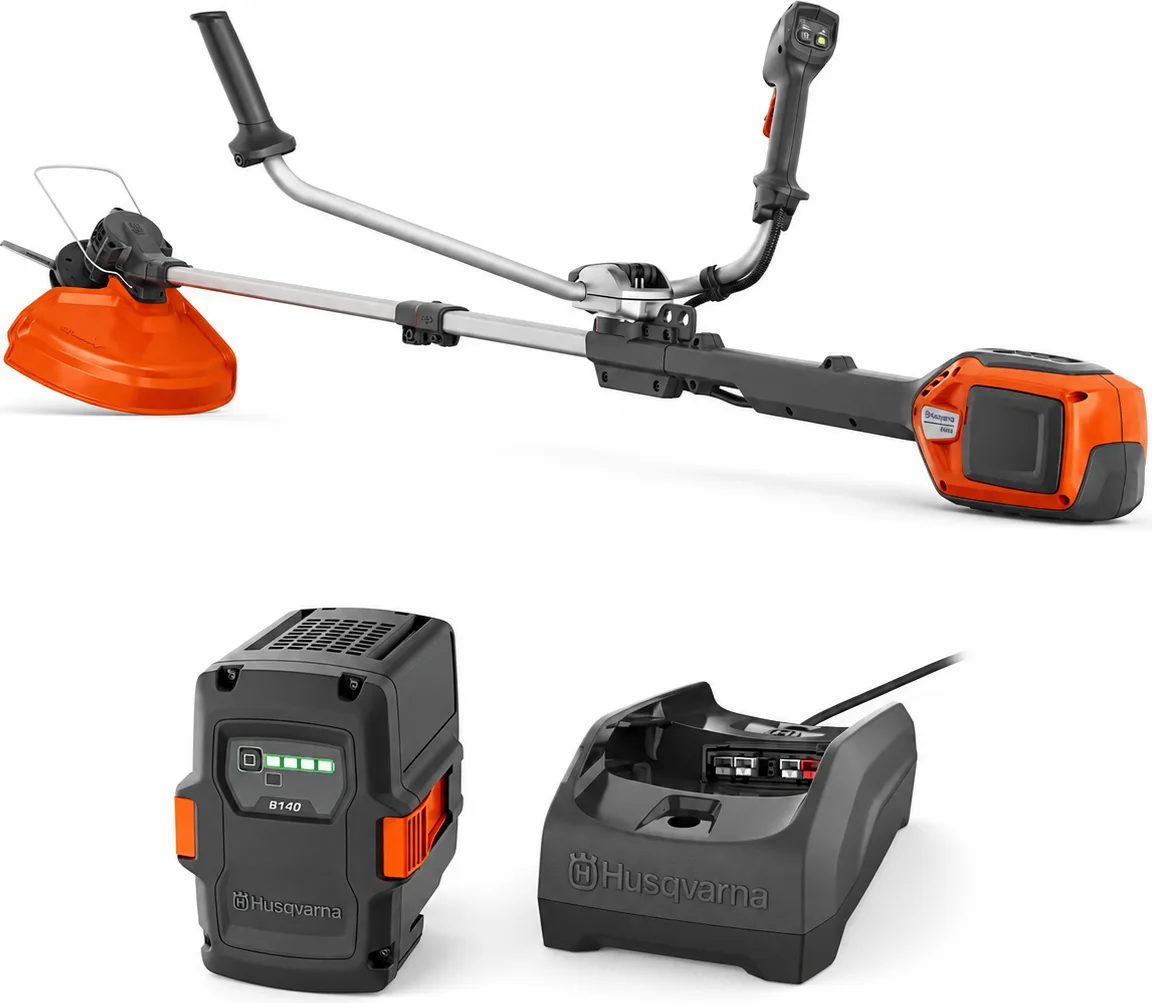 Kit desbrozadora Husqvarna 220iR + batería 40-B140 4 Ah y cargador 40-C80 — foto principal
