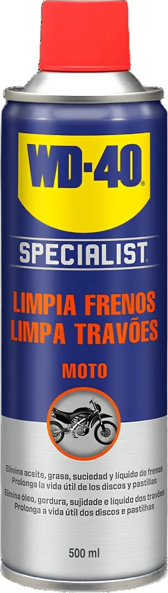 Wd-40 Limpia Frenos Moto Specialist. Spray 500 ml — foto principal