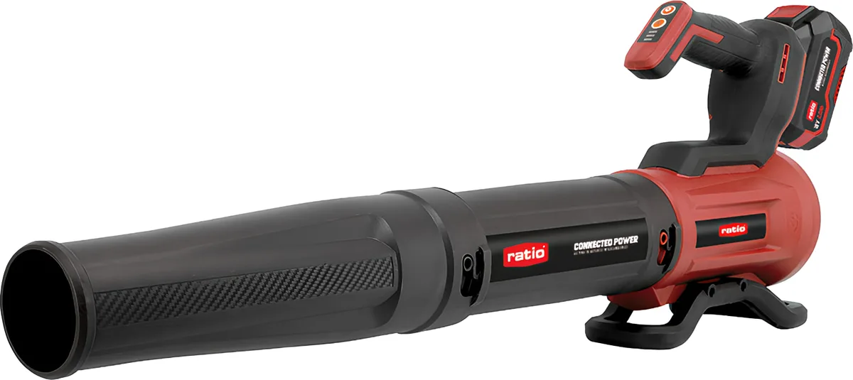 Soplador de hojas a batería Ratio R-S20P 18 V con batería 2 Ah y cargador — foto principal