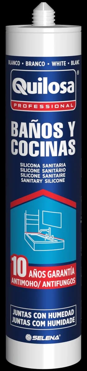 Silicona Banos y Cocinas Quilosa 280ml Blanco — foto principal