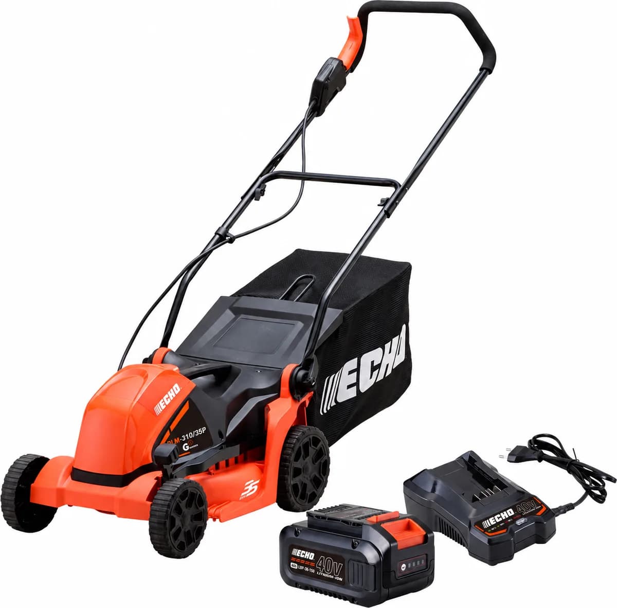 Pack cortacésped 35 cm ECHO DLM-310/35P 40V + batería 4 Ah y cargador LC3604 — foto principal