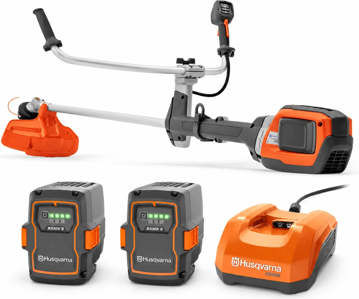 Pack desbrozadora Husqvarna 535iRX + 2 baterías 40-B330X 9 Ah y cargador rápido 40-C500X — foto principal