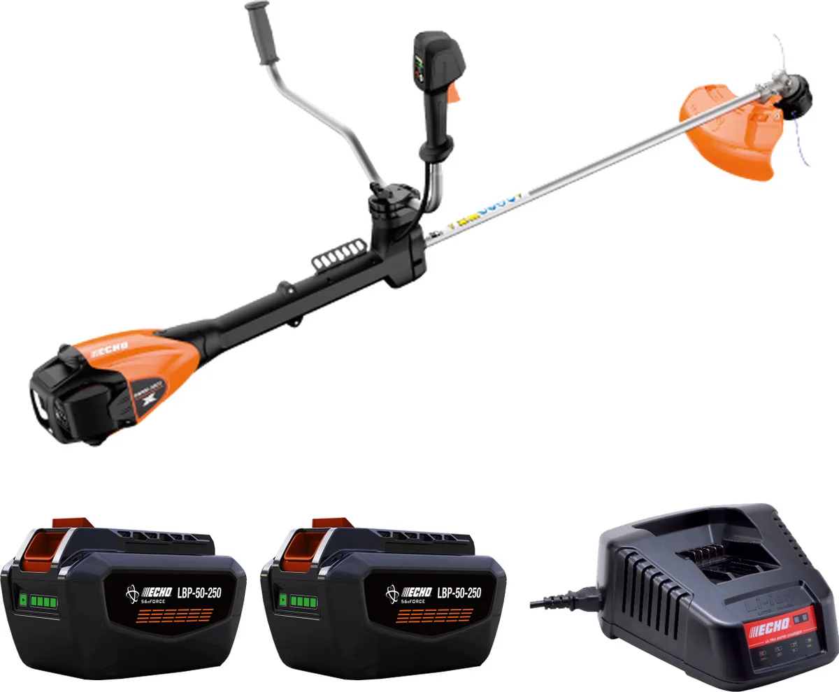 Pack desbrozadora profesional ECHO DSRM-3500U PRO 56 V + 2 baterías 4,5 Ah y cargador rápido — foto principal