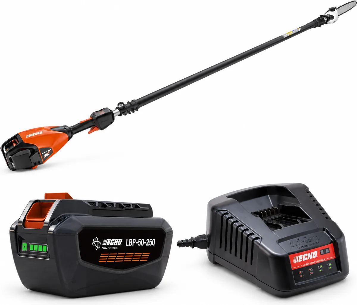Pack podadora de altura ECHO DPPT-2600LW PRO 56 V + batería 4,5 Ah + cargador ultrarrápido LCJU-560 — foto principal
