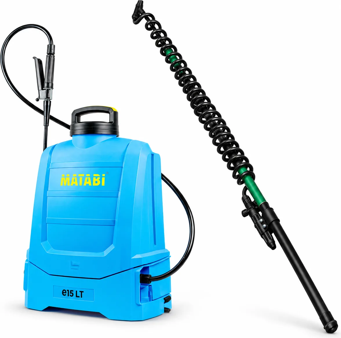 Pack pulverizador eléctrico Matabi e15 LT 15 L + lanza telescópica 5,4 m — foto principal