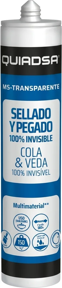 Cartucho Sellador Transparente Quiadsa 290 ml — foto principal