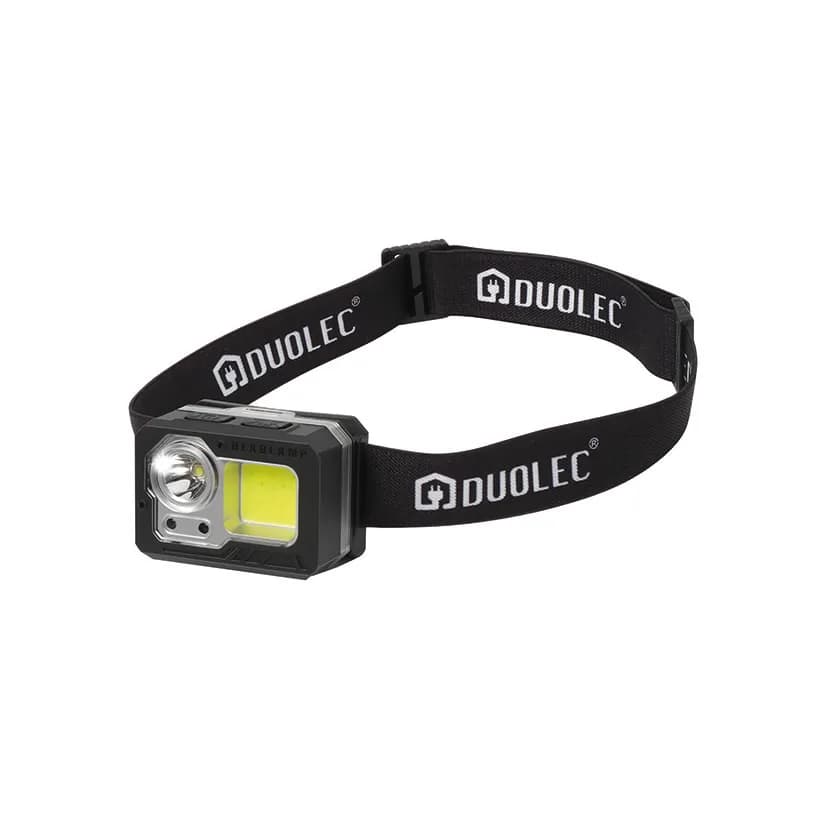 Linterna frontal LED recargable Duolec R032 · 400 lm — foto principal