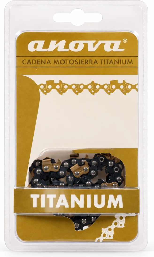 Cadena motosierra Anova Titanium 1/4" 1,1 mm 47 eslabones - elige unidad o pack de 3 — foto principal