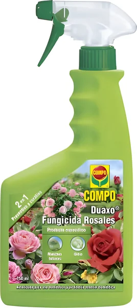 Pistola Fungicida Enfermedades Rosales Compo Duaxo 750 ml
