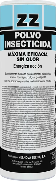 Zz Insecticida Polvo 250 gr