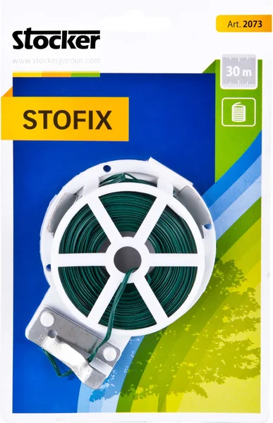 Alambre Plastificado Verde Stofix 30 metros
