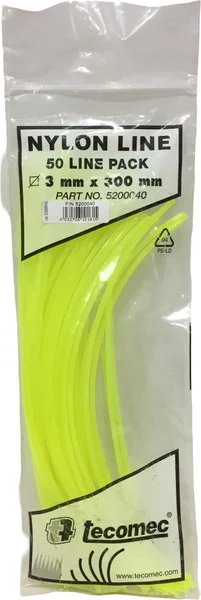 Hilo Nylon Desbrozadora Cuadrado Trimmer 50 Piezas 3.00 mm