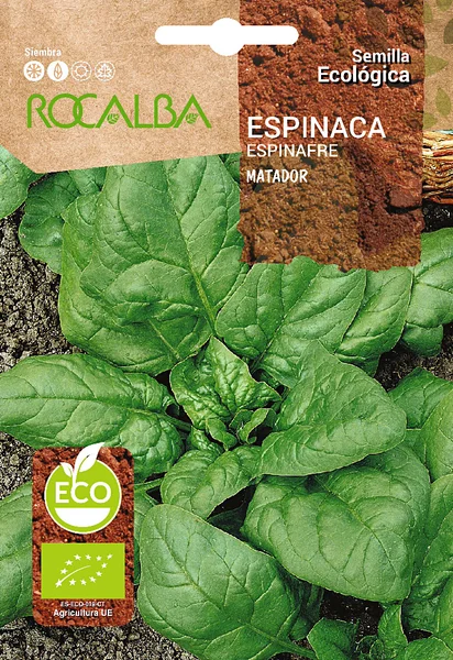 Semilla Ecologica Espinaca Matador