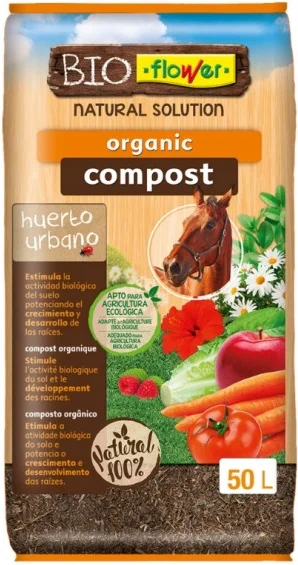 Compost Organico 50 litros Flower