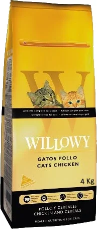 Pienso Willowy Gatos Pollo 4kg
