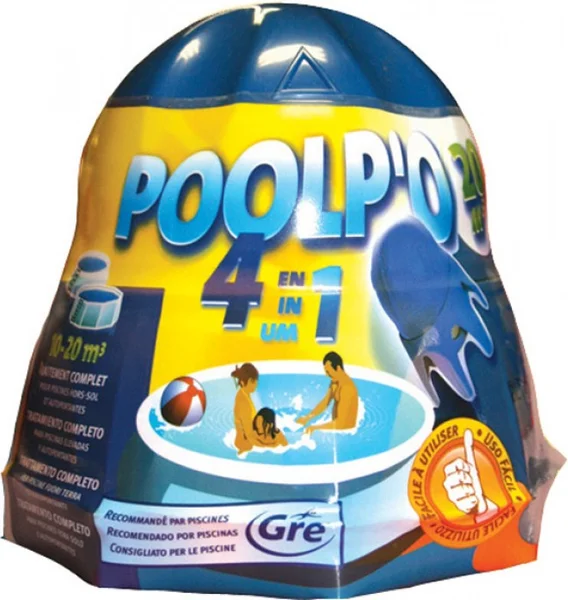 Poolpo para Piscinas 10-20m3 Tratamiento Todo en Uno
