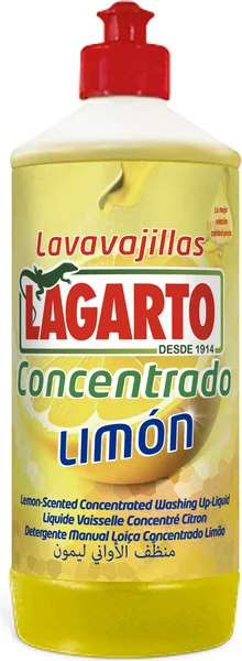 Lavavajillas Lagarto Concentrado Limon 750 ml