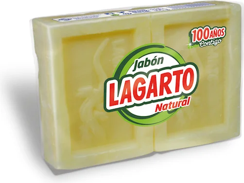 Pastilla Jabon Lagarto Natural 2x150 gr