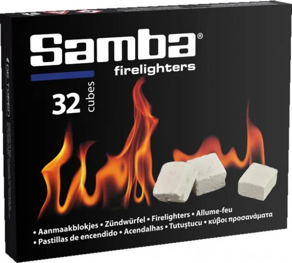 Pastilla Encendido blanca Extra 32 uds Samba