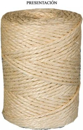 Sisal / Hilo 2 Cabos Bobina 400 Gramos