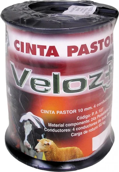 Cinta Conductora Pastor Veloz 10 mm 200 metros