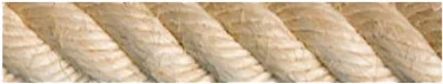 Cuerda Sisal Pita Cañamo / Maroma 4 Cordones 10 mm ( Metro )