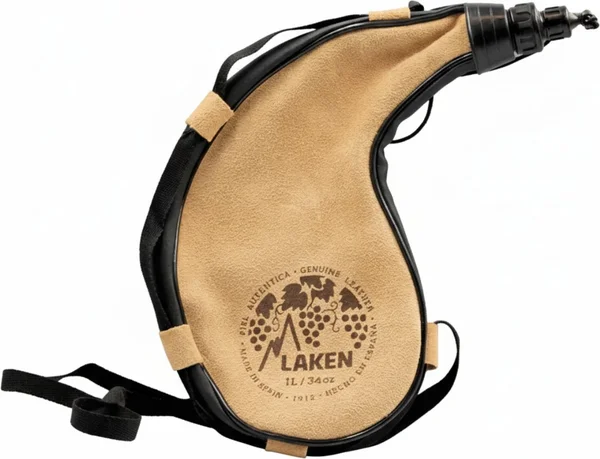 Bota de Vino Piel Laken 1l Curva