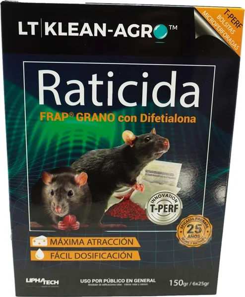 Raticida Klean Agro en Grano 150gr