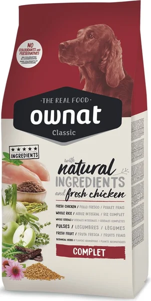 Pienso Perros Ownat Classic Complet 20 kg