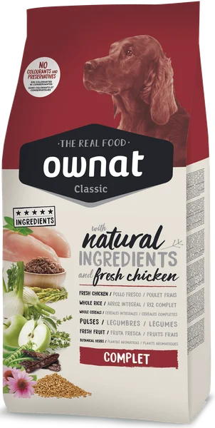 Pienso Perros Ownat Classic Complet 4 kg