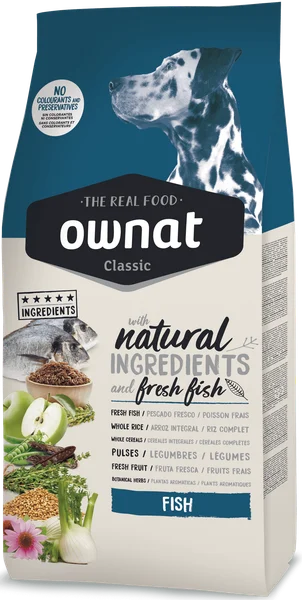Pienso Perros Ownat Classic Pescado 4 kg