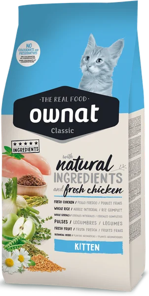 Pienso Gatos Ownat Classic Kitten 1,5 kg
